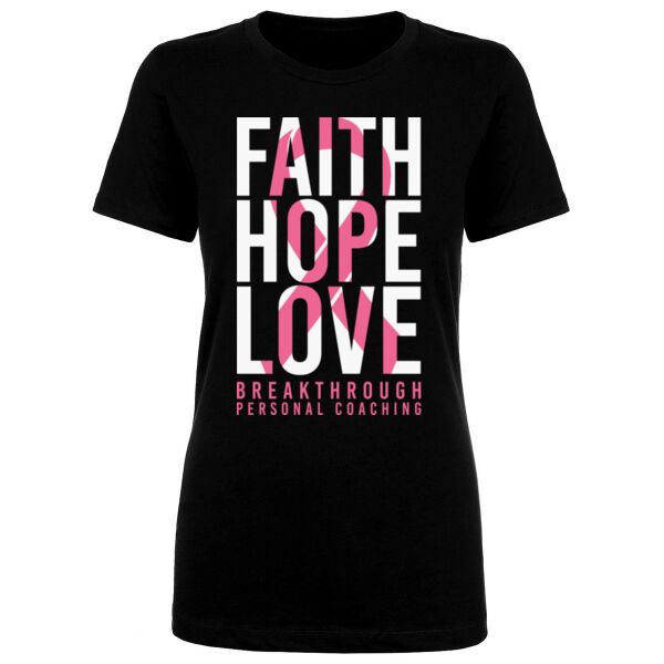 FAITH HOPE LOVE - WOMEN'S FITTED T-SHIRT Thumbnail